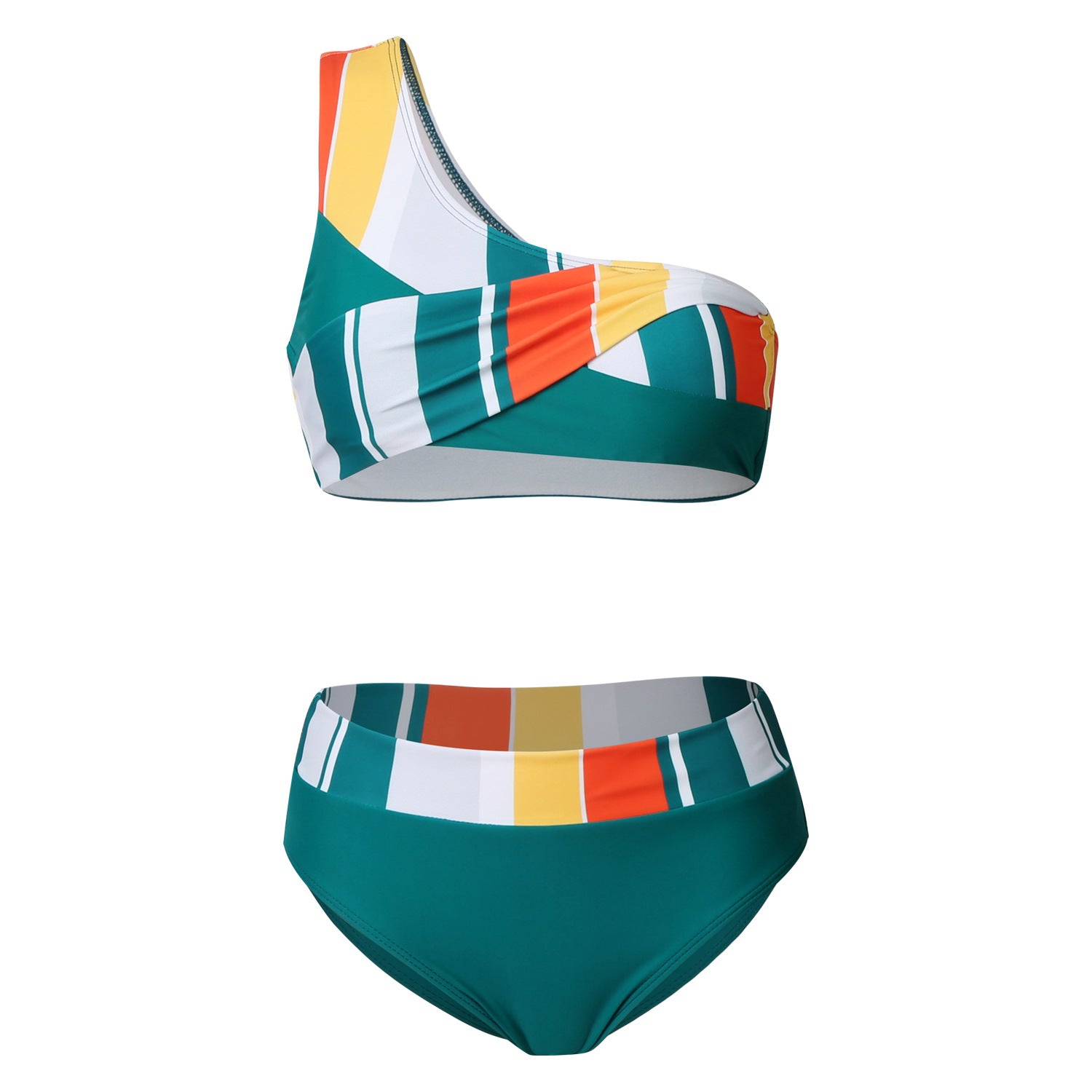 Wholesale Split Small Fresh Polyester Swimwear